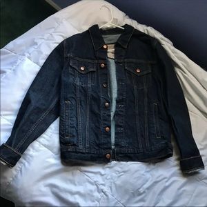 Dark Wash Denim Jean Jacket